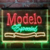 Modelo Especial 3-Color LED Sign Man Cave Home Bar Pub Decor