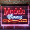 Modelo Especial 3-Color LED Sign Man Cave Home Bar Pub Decor