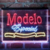 Modelo Especial 3-Color LED Sign Man Cave Home Bar Pub Decor