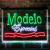 Modelo Especial 3-Color LED Sign Man Cave Home Bar Pub Decor