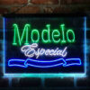 Modelo Especial 3-Color LED Sign Man Cave Home Bar Pub Decor