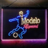 Modelo Especial Football 3-Color LED Sign Man Cave Home Bar Pub Decor