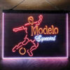 Modelo Especial Football 3-Color LED Sign Man Cave Home Bar Pub Decor