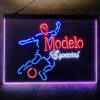 Modelo Especial Football 3-Color LED Sign Man Cave Home Bar Pub Decor