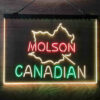 Molson Canadian 3-Color LED Sign Man Cave Home Bar Pub Decor