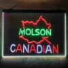 Molson Canadian 3-Color LED Sign Man Cave Home Bar Pub Decor