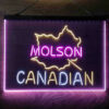 Molson Canadian 3-Color LED Sign Man Cave Home Bar Pub Decor