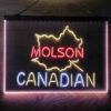 Molson Canadian 3-Color LED Sign Man Cave Home Bar Pub Decor