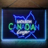 Molson Canadian Maple Leaf Lager 3-Color LED Sign Man Cave Home Bar Pub Decor