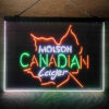 Molson Canadian Maple Leaf Lager 3-Color LED Sign Man Cave Home Bar Pub Decor