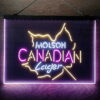 Molson Canadian Maple Leaf Lager 3-Color LED Sign Man Cave Home Bar Pub Decor