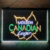 Molson Canadian Maple Leaf Lager 3-Color LED Sign Man Cave Home Bar Pub Decor