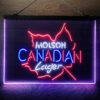 Molson Canadian Maple Leaf Lager 3-Color LED Sign Man Cave Home Bar Pub Decor