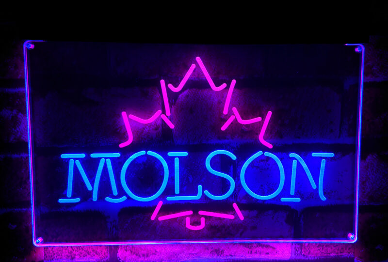 Molson LED Sign Home Bar Decor