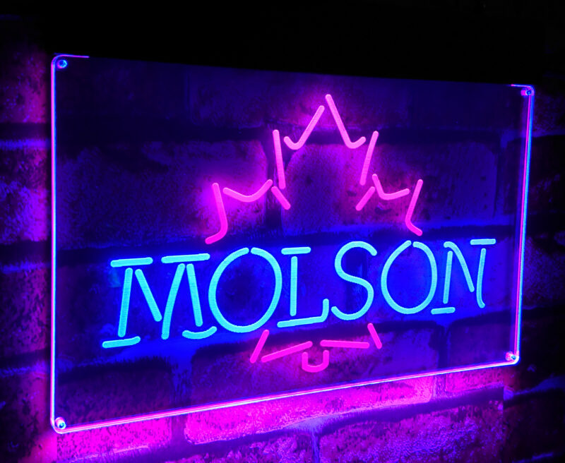 Molson LED Sign Home Bar Decor