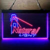 Natural Light Lighthouse LED Sign Man Cave Home Bar Pub Decor