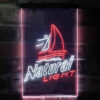 Natural Light Sailboat LED Sign Home Bar Decor