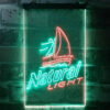 Natural Light Sailboat LED Sign Home Bar Decor