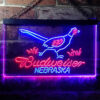 Nebraska Pheasant Hunter Budweiser LED Sign Man Cave Home Bar Pub Decor