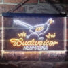 Nebraska Pheasant Hunter Budweiser LED Sign Man Cave Home Bar Pub Decor