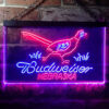 Nebraska Pheasant Hunter Budweiser LED Sign Man Cave Home Bar Pub Decor