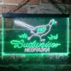 Nebraska Pheasant Hunter Budweiser LED Sign Man Cave Home Bar Pub Decor