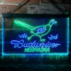 Nebraska Pheasant Hunter Budweiser LED Sign Man Cave Home Bar Pub Decor