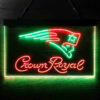 New England Patriots Crown Royal LED Sign Man Cave Home Bar Pub Decor