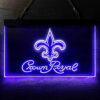 New Orleans Saints Crown Royal LED Sign Home Bar Decor