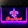 New Orleans Saints Crown Royal LED Sign Home Bar Decor