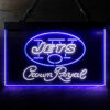 New York Jets Crown Royal LED Sign Home Bar Decor