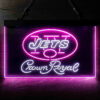 New York Jets Crown Royal LED Sign Home Bar Decor