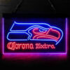 Oakland Raiders Corona Extra LED Sign Man Cave Home Bar Pub Decor