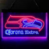 Oakland Raiders Corona Extra LED Sign Man Cave Home Bar Pub Decor