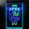 Old Style Open LED Sign Man Cave Home Bar Pub Decor