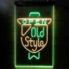 Old Style Open LED Sign Man Cave Home Bar Pub Decor