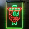 Old Style Open LED Sign Man Cave Home Bar Pub Decor