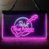 Pabst Blue Ribbon Guitar LED Sign Man Cave Home Bar Pub Decor