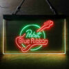 Pabst Blue Ribbon Guitar LED Sign Man Cave Home Bar Pub Decor