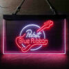 Pabst Blue Ribbon Guitar LED Sign Man Cave Home Bar Pub Decor