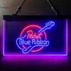 Pabst Blue Ribbon Guitar LED Sign Man Cave Home Bar Pub Decor