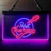 Pabst Blue Ribbon Guitar LED Sign Man Cave Home Bar Pub Decor