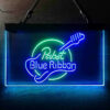 Pabst Blue Ribbon Guitar LED Sign Man Cave Home Bar Pub Decor