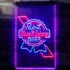 Pabst Blue Ribbon LED Sign Man Cave Home Bar Pub Decor