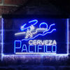 Pacifico Clara Mexican Cerveza LED Sign Man Cave Home Bar Pub Decor