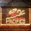 Pacifico Clara Mexican Cerveza LED Sign Man Cave Home Bar Pub Decor