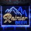 Rainier Club Mountain 3-Color LED Sign Man Cave Home Bar Pub Decor