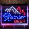 Rainier Club Mountain 3-Color LED Sign Man Cave Home Bar Pub Decor