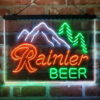 Rainier Club Mountain 3-Color LED Sign Man Cave Home Bar Pub Decor