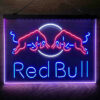 Red Bull Sport 3-Color LED Sign Man Cave Home Bar Pub Decor